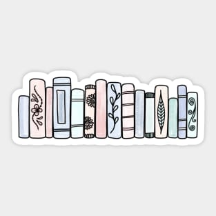 PASTEL BOOKS Sticker